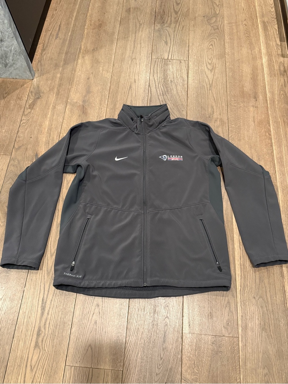 Nike Therma-FIT Los Angeles Rams London Series Full Zip Jacket Men’s XL NFL